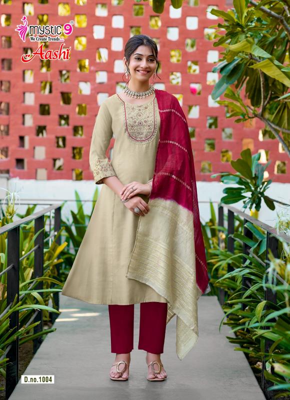 Mystic9 aashi vol 1 designer kurti wholesalers in jaipur